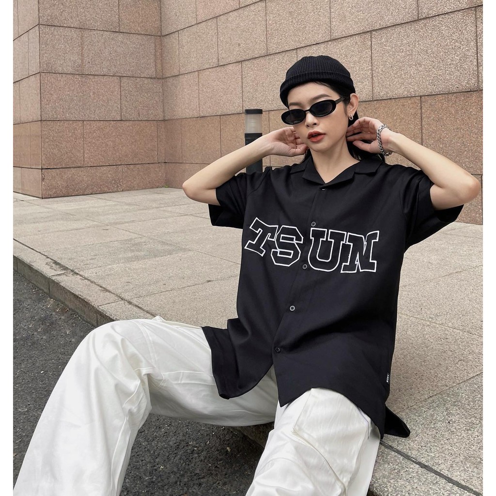 Áo Sơ mi TSUN Basic Shirt - Đen - Unisex