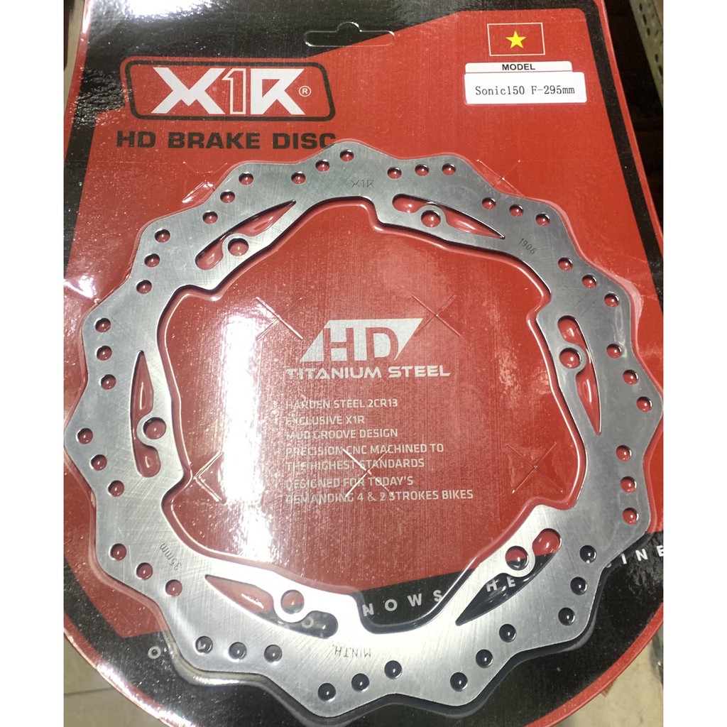 Dĩa thắng xe sonic hiệu X1R (1 cặp)