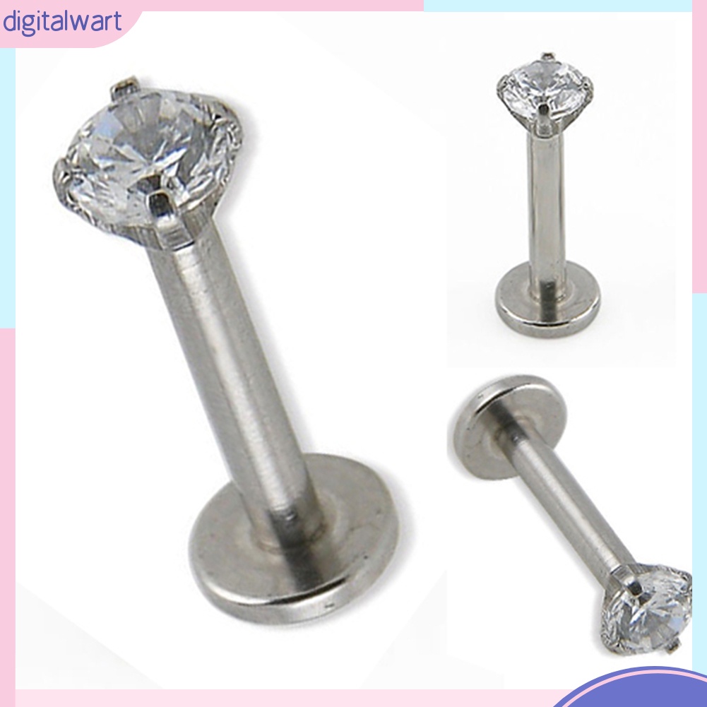 Khuyên cơ thể bằng inox cỡ 3mm kiểu dáng cá tính cho nam và nữ