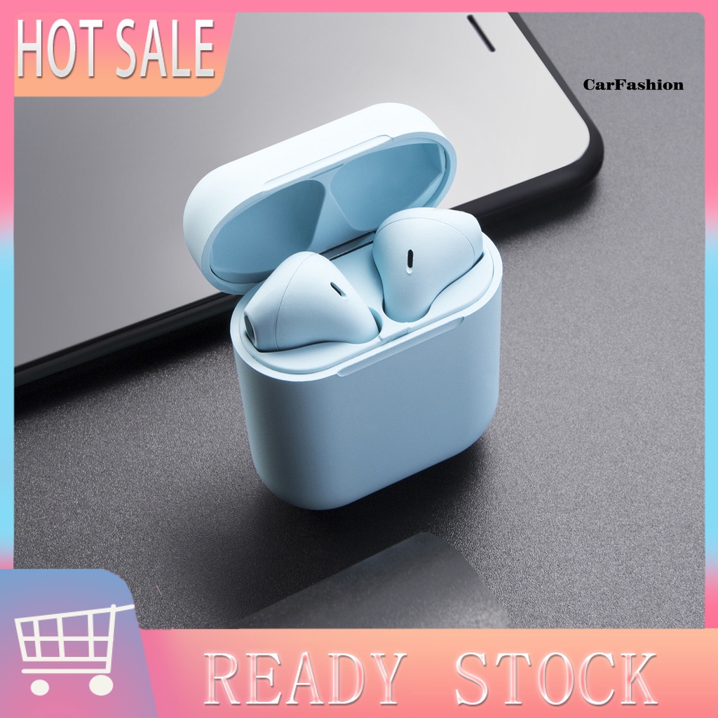 Tai Nghe Nhét Tai Không Dây Bluetooth 5.0 I12 Tws Mini Giảm Tiếng Ồn Cho Apple