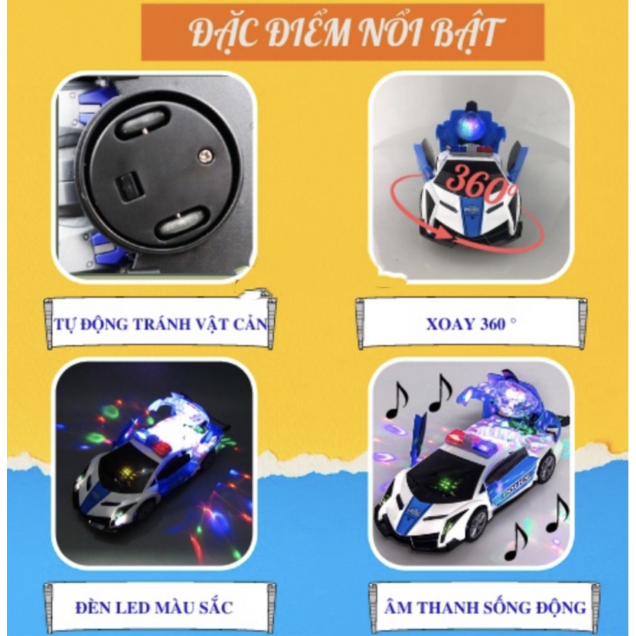 Đồ chơi máy bay có đèn nhạc xoay 360 độ cỡ lớn