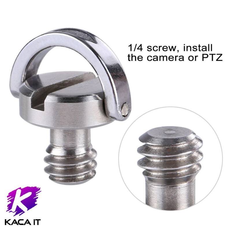 1 / 4 "- 20D Trục D Vòng Vít Gắn Adapter Chân Máy Ảnh Chụp Ảnh 1 / 4" -20D D-ring