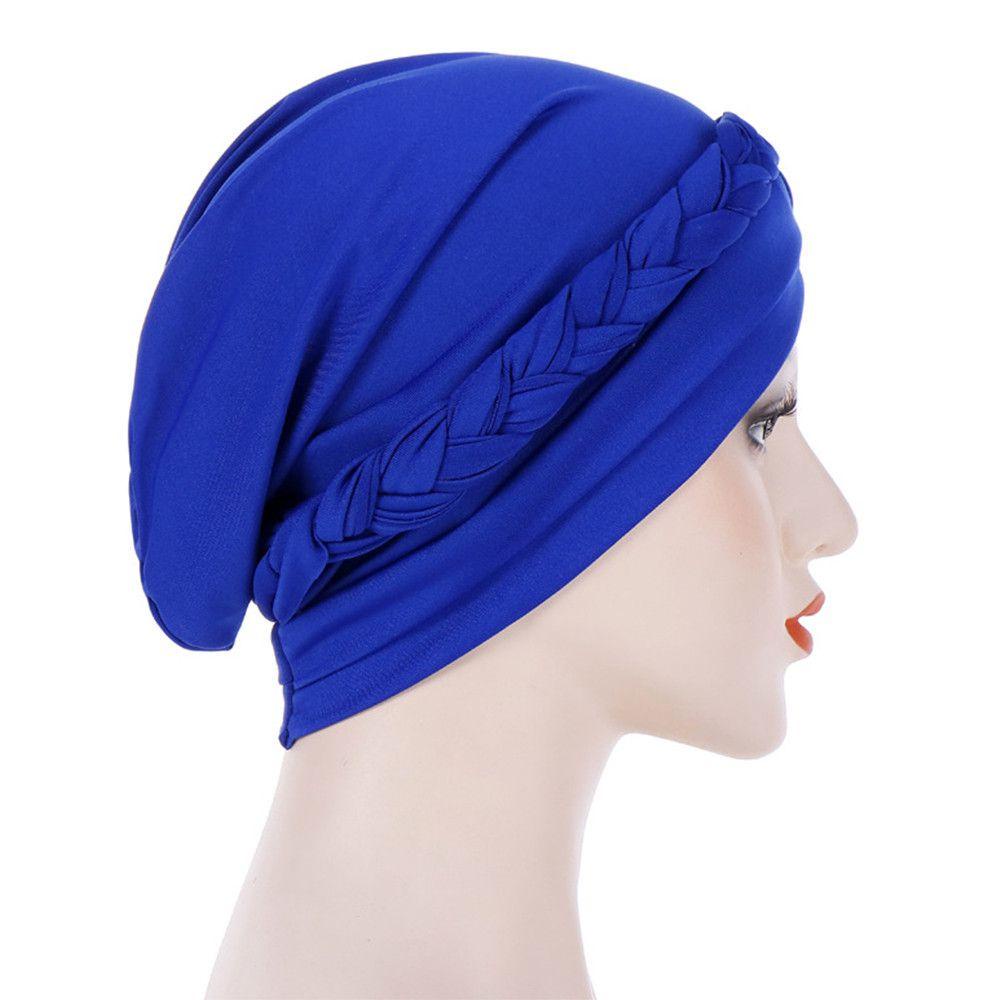BORAG Mũ Turban Trùm Đầu Màu Sắc Nhã Nhặn Dành Cho Nữ