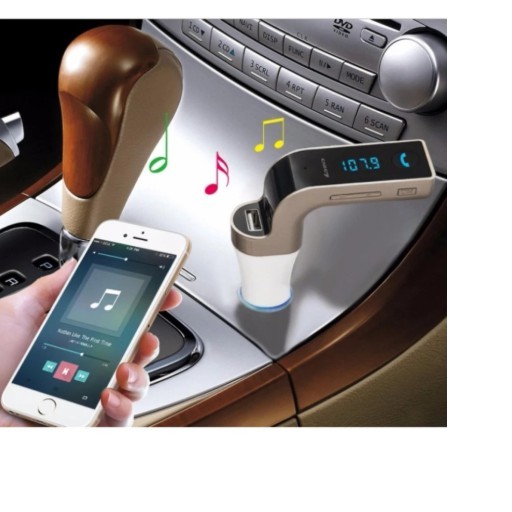 Tẩu Car G7 Sạc, nghe nhạc thẻ nhớ,USB ,Bluetooth trên ô tô