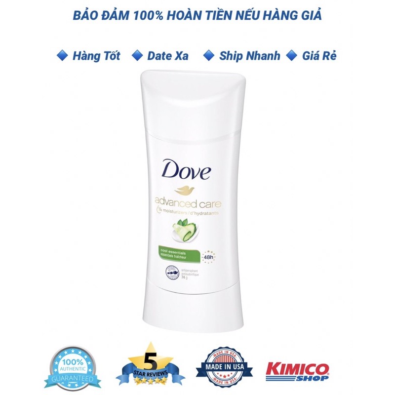 Lăn Khử Mùi Cho nữ Dove Anti-Perspirant  74g