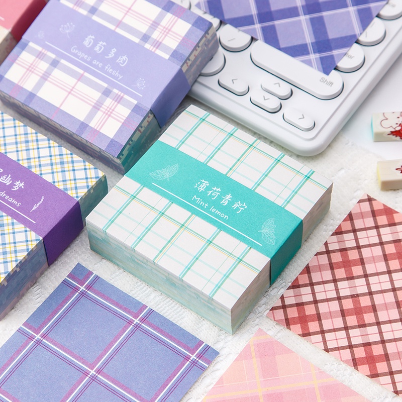 Bộ 200 Tờ Giấy Ghi Chú Không Dính Nhiều Kiểu Dáng