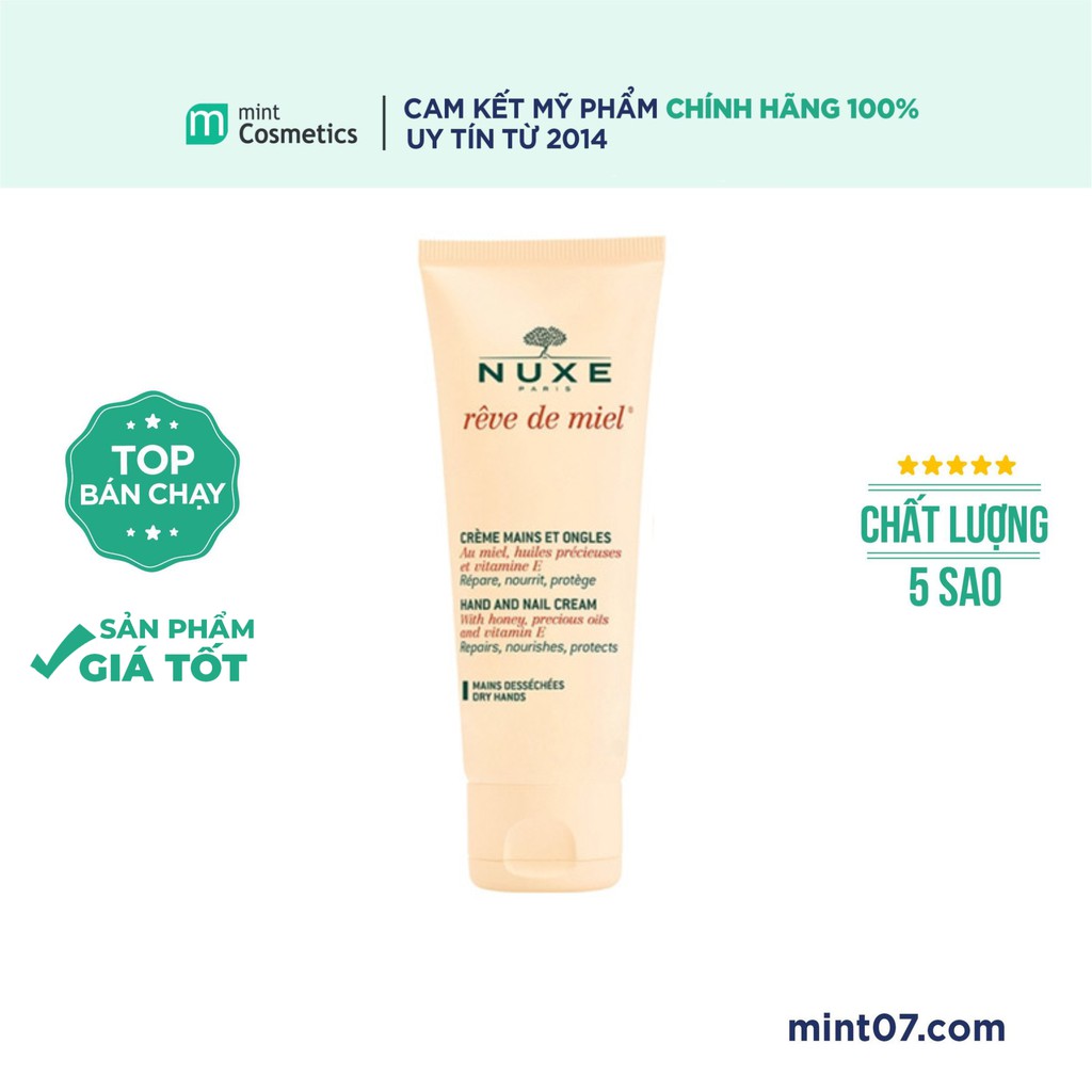 Kem dưỡng tay Nuxe Reve de Miel Hand and Nail Cream