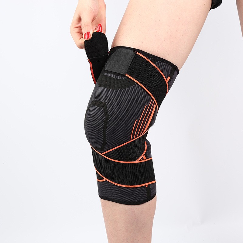 1PC Kneepad Elastic Bandage Pressurized Knee Pads Knee Support Protector For Fitness Sport Running Arthritis Muscle Joint Brace