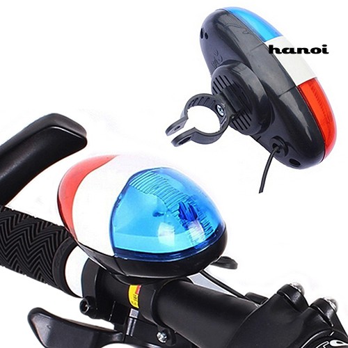 Chuông xe đạp cảnh sát có 6 bóng đèn led 4 âm thanh chất lượng cao