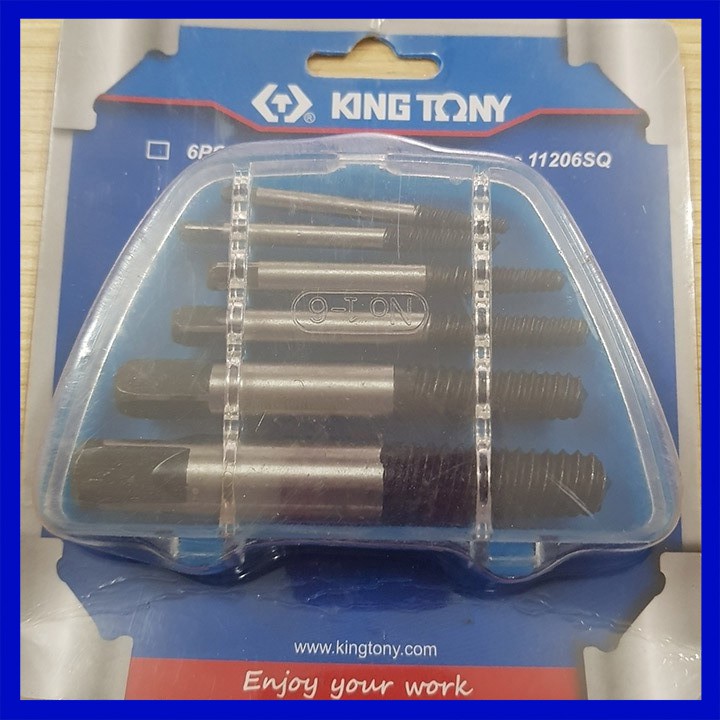 Bộ 6 mũi tháo bu lông ốc vít gãy King Tony 3.17 - 25mm