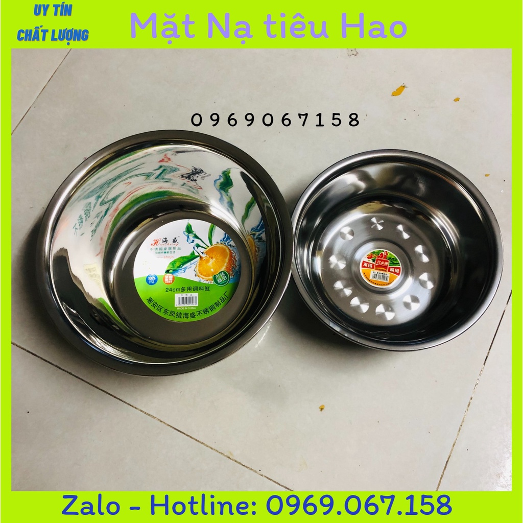 Bát Đựng Nước 22Cm - 24Cm Inox 304 Dụng Cụ Spa, Y Tế, Thẫm Mỹ Viện