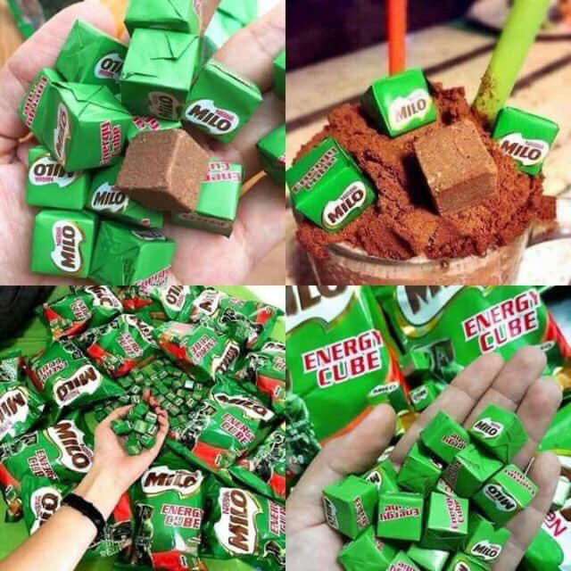 GÓI 100 VIÊN Kẹo milo cube - Milo cube 100 viên - Kẹo MILO CUBE Thái Lan 275g