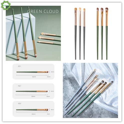 [Hàng mới về] Set 3 cọ trang điểm phấn mắt đa năng chất liệu lông mềm mại thích hợp cho người mới học trang điểm