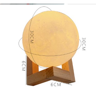 Đèn Ngủ Mặt Trăng Size 10cm Dùng Làm Đèn Decor, Đèn Ngủ Xinh Xắn