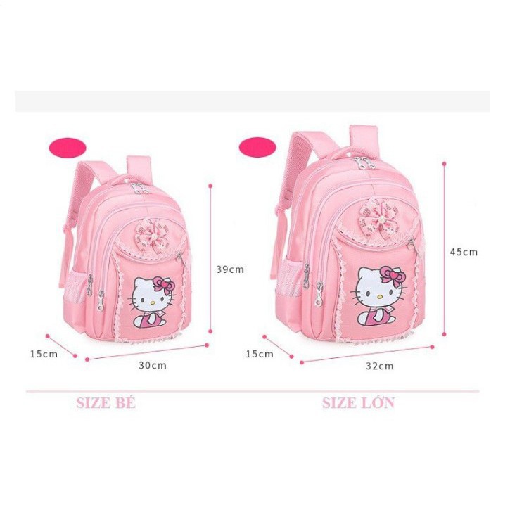 BALO HỌC SINH THỜI TRANG HELLO KITTY CẶP HỌC SINH CẤP 1