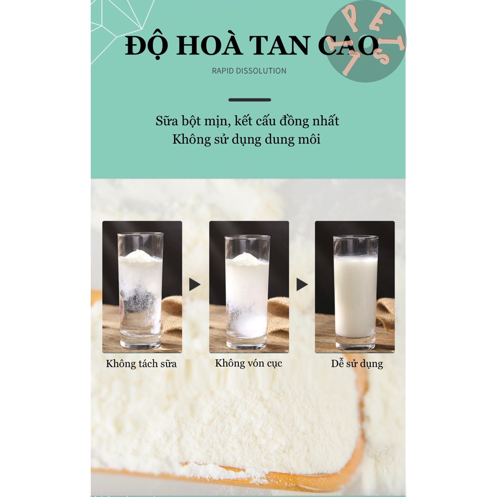 Sữa dê đa dụng dạng bột DORRIKEY bổ sung CANXI dành riêng cho chó hộp 400g