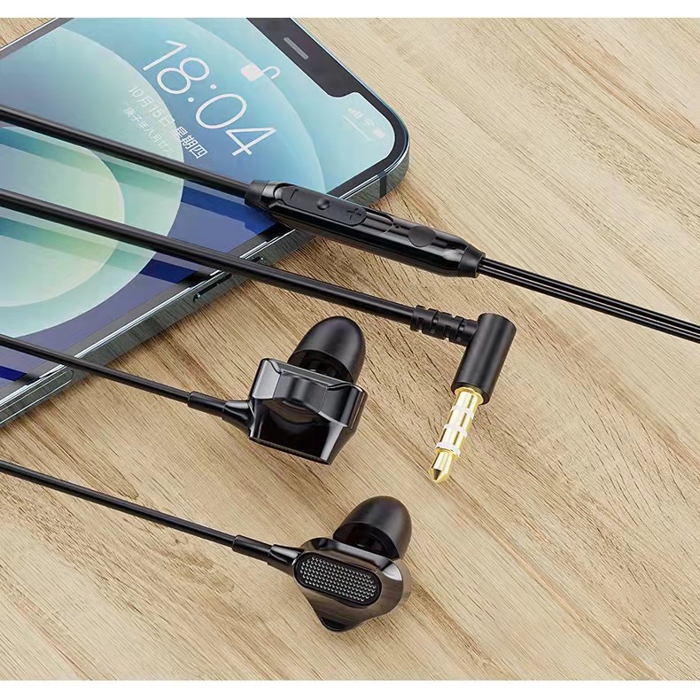 Tai nghe Q70 có dây Nhét Tai gaming Chống Ồn có mic chơi game HIFI cho Phone Điện Thoại Samsung xiaomi Huawei