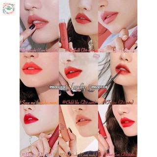 Son kem lì 3CE Velvet Lip Tint chuẩn Auth