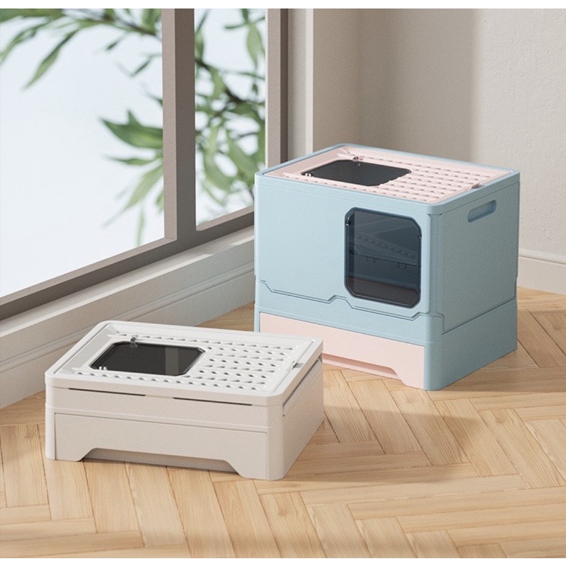 NHÀ VỆ SINH HỘP KÉO, VÁCH NGĂN VĂNG CÁT CHO MÈO