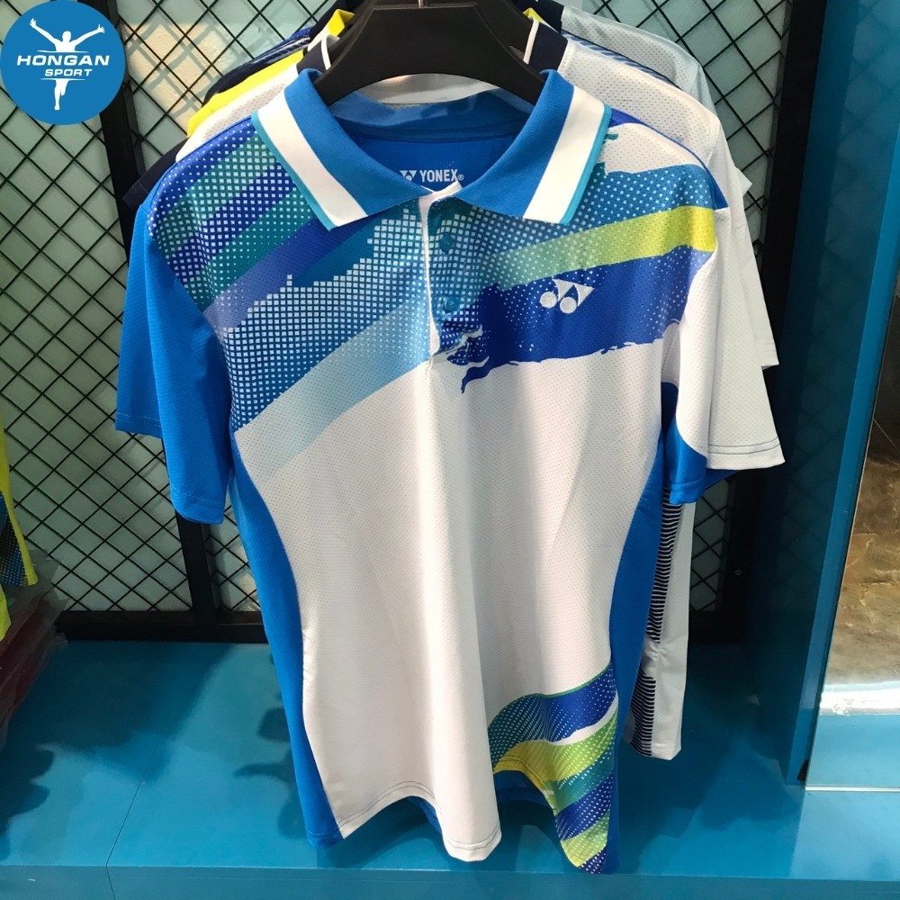 Áo Cầu Lông Nam Nữ Thể Thao Yonex Chất Liệu 100% Thun Mè Cực Thoáng Thấm Hút Mồ Hôi Mẫu Mới 2021