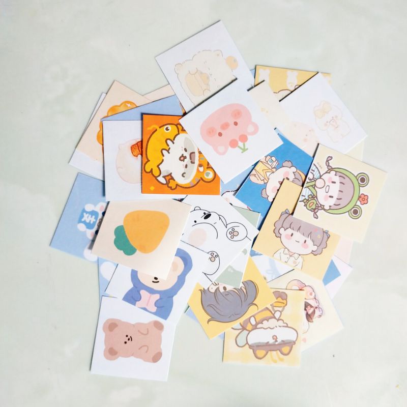 Set 35 sticker niêm phong túi gói hàng, quà tặng