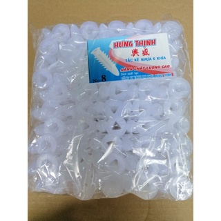 Tắc kê nhựa Hưng Thịnh 6 khía đủ kích thước