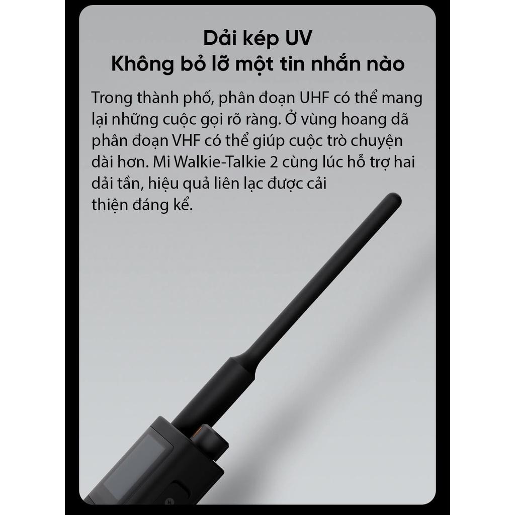Bộ đàm Xiaomi Mijia Walkie Talkie gen 2 MJDJJ02FY chính hãng cao cấp - Minh Tín Shop