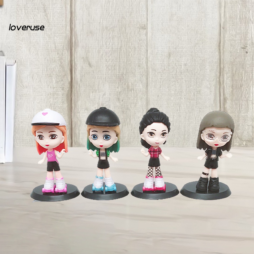 Set 8 Đồ trang trí Đồ Chơi Các Thành Viên Nhóm Nhạc Blackpink