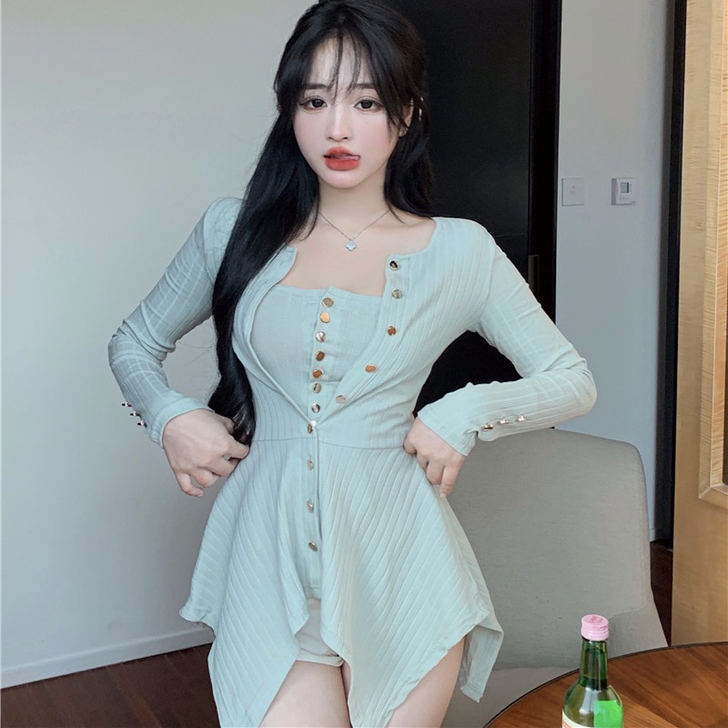 Áo Vest Tay Dài Thời Trang Mùa Thu Quyến Rũ Dễ Phối Đồ Cho Nữ