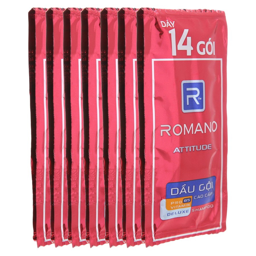 🍀🍀Combo 10 Dây Dầu gội Romano Attitude dây 5g x 16 gói