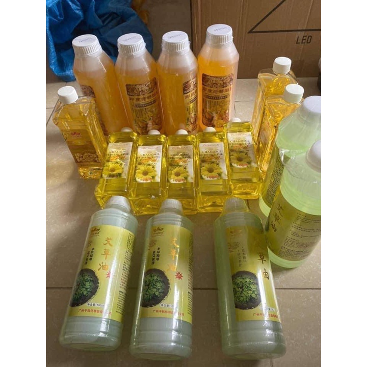 Dầu Nóng Gừng, Dầu Nóng Massage Ngải Cứu Giảm Béo Tại Spa, Thẩm Mỹ Viện Dung Tích 1000ml
