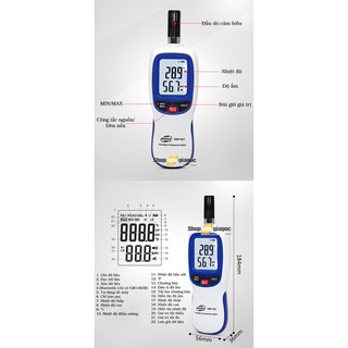 Máy Đo Nhiệt Độ Và Độ Ẩm Benetech GM1363