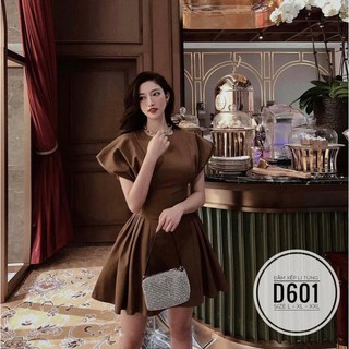 Bigsize Đầm xếp li tùng D601