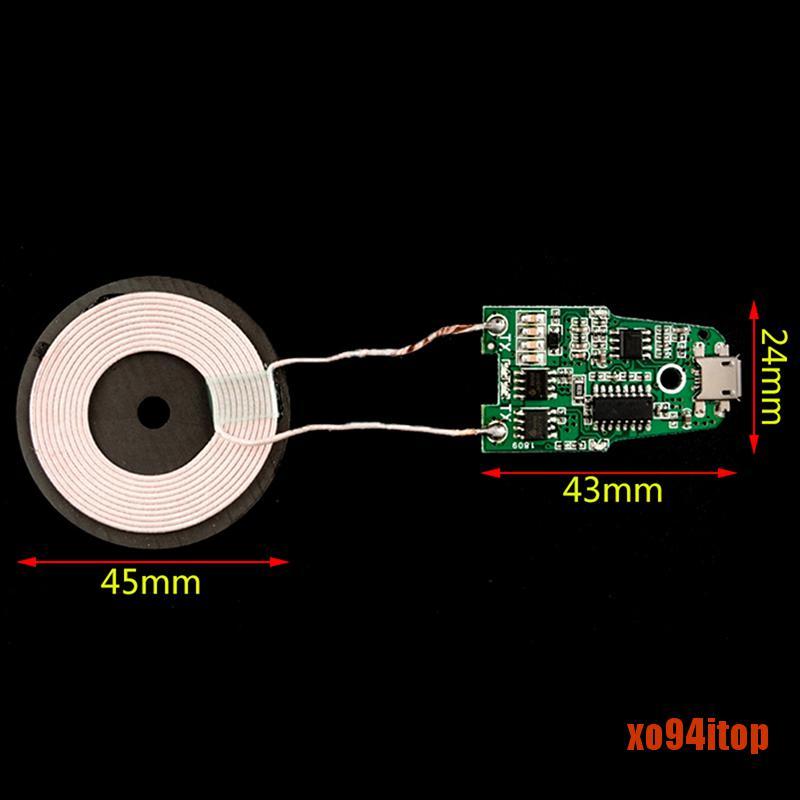 Bảng Mạch Sạc Nhanh Không Dây Dc 5v Qi Pcba