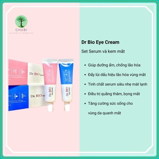 Set Serum mắt và kem mắt Dr.Bio