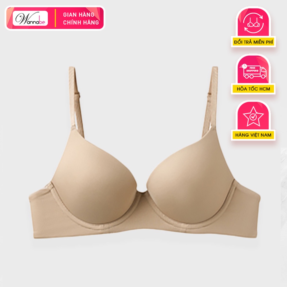 Áo ngực mút mỏng cao cấp Wannabe ANT09 form chuẩn ôm ngực tạo khuôn ngực đầy đặn
