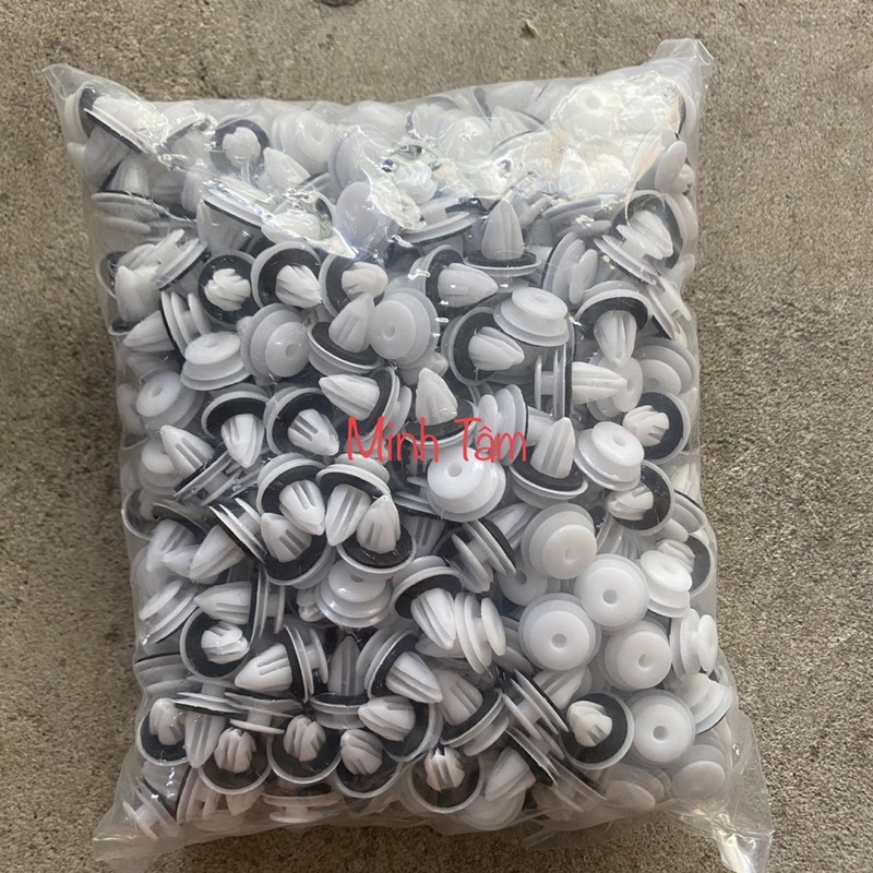 Set 10/20/50/100 Đinh kẹp bằng nhựa bền tiện lợi dành cho nội thất xe hơi