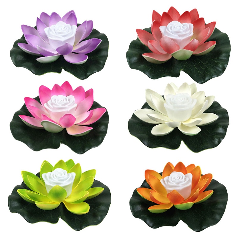 Đèn LED Nổi Hình Hoa Sen Dùng Trang Trí Lễ Hội