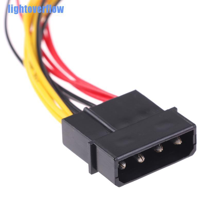 Đầu nối cáp quạt làm mát 12V 7V 5V nguồn 4Pin Molex sang 3Pin cao cấp