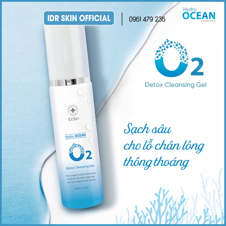Bộ Hydro Ocean Collection IDr Skin giúp cấp ẩm và trắng sáng chuyên sâu