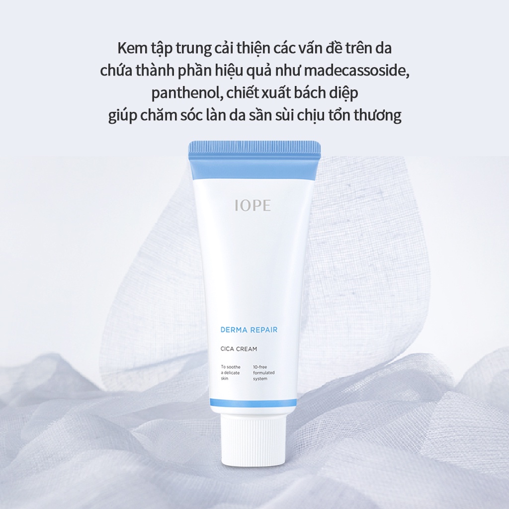 Kem dưỡng ẩm IOPE Derma Repair Cica Cream 50ml phục hồi da Daily Beauty Official