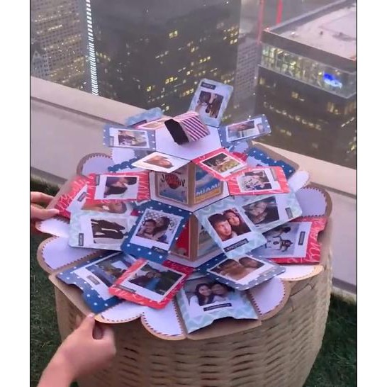 THÁP TÌNH YÊU_AWAY WE GO (19.5x19.5x13cm_Free Ship) Love Box_Hộp Quà Tình Yêu | BigBuy360 - bigbuy360.vn