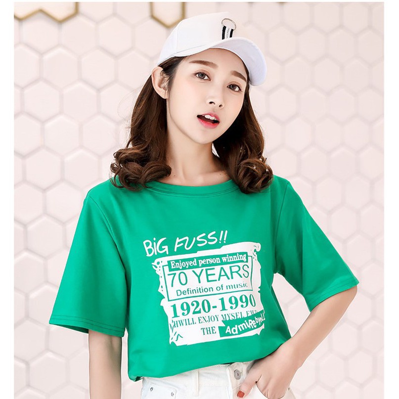 ÁO THUN TAY LỠ FORM RỘNG IN KHUNG CHỮ SỐ 1920-1950 (kèm ảnh thật ) | BigBuy360 - bigbuy360.vn