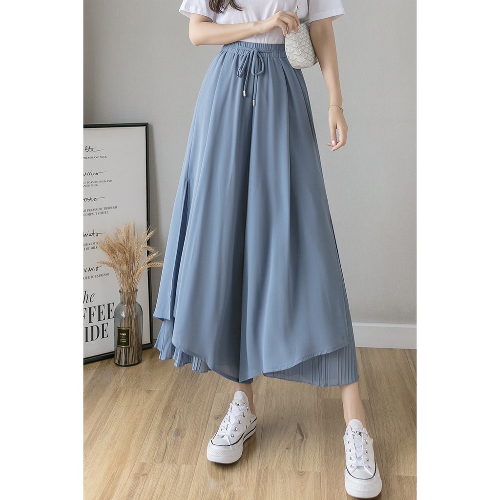 Quần váy voan 2 lớp