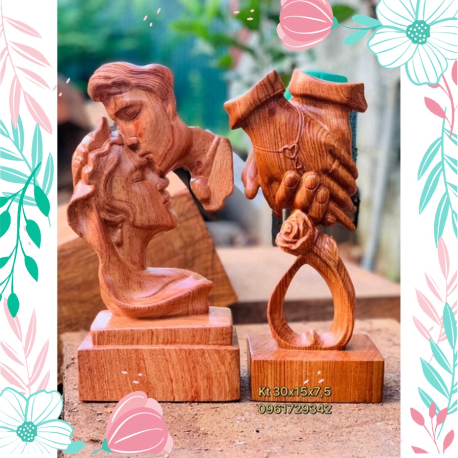 [XẢ KHO] Tượng gỗ nghệ thuật