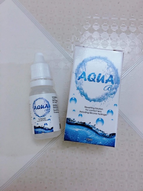 NHỎ MẮT Áp tròng chính hãng KOREA. 15ml  AQUA