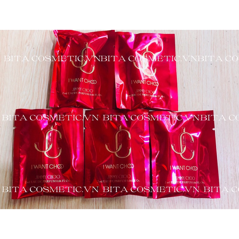 Vial Nước Hoa Jimmy Choo I Want Choo Eau De Parfum