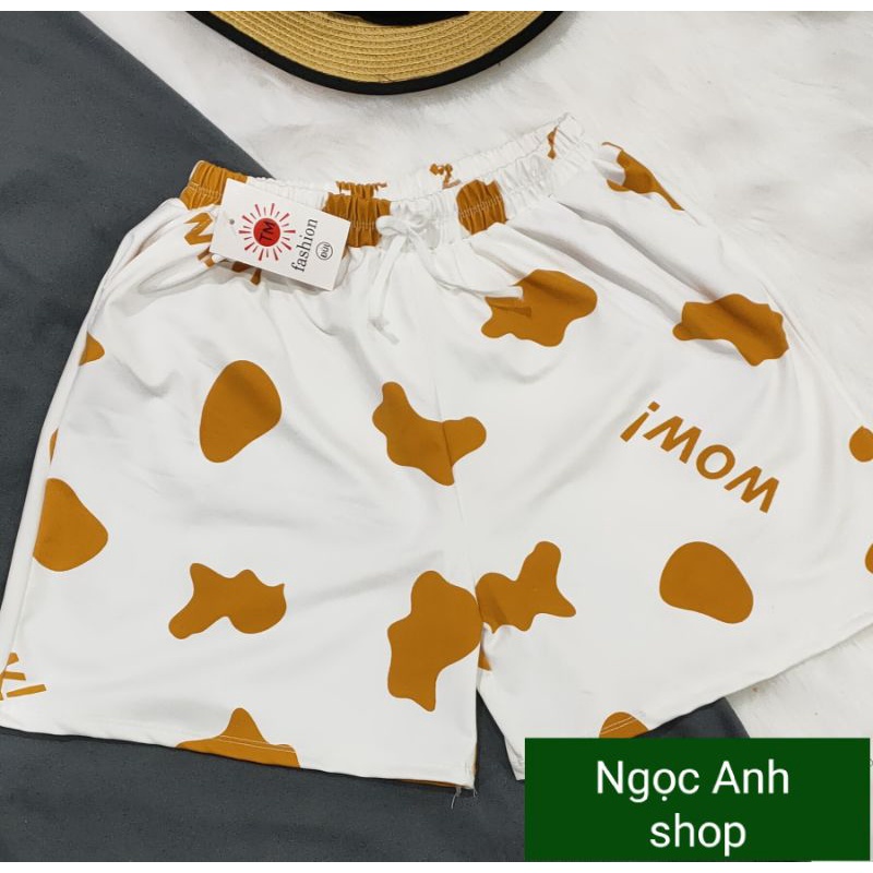 Quần short / set thun bò sữa