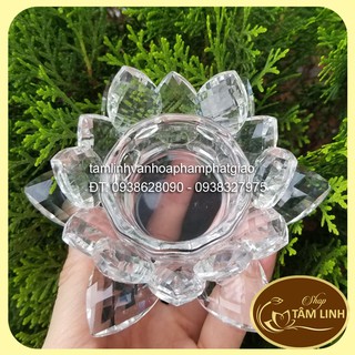 Chân Nến Pha Lê Đèn Cầy Cao Cấp