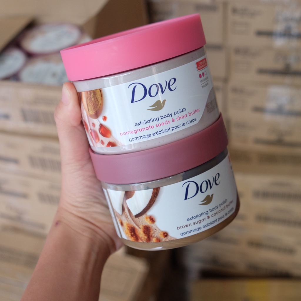 Tẩy Da Chết Toàn Thân DOVE Exfoliating Body Polish 298g Bản Mỹ